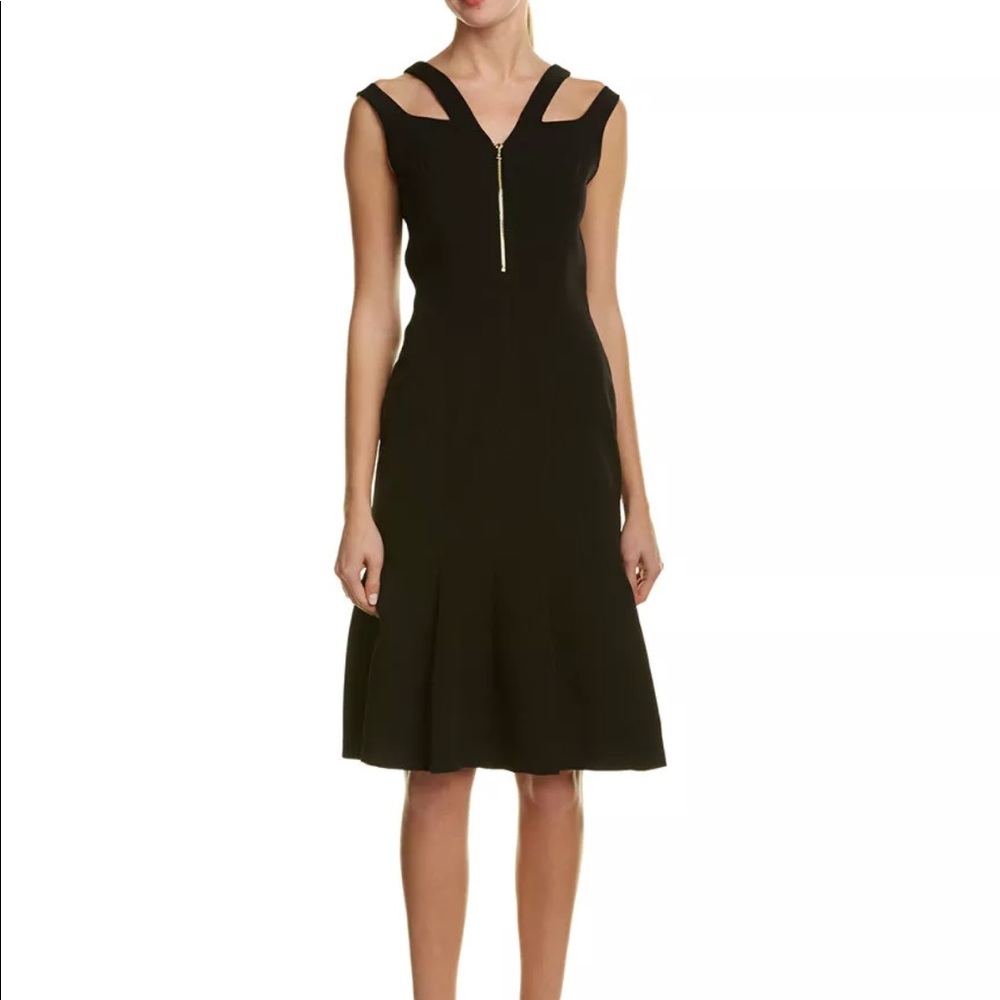 Alton Grey black cutout sheath dress